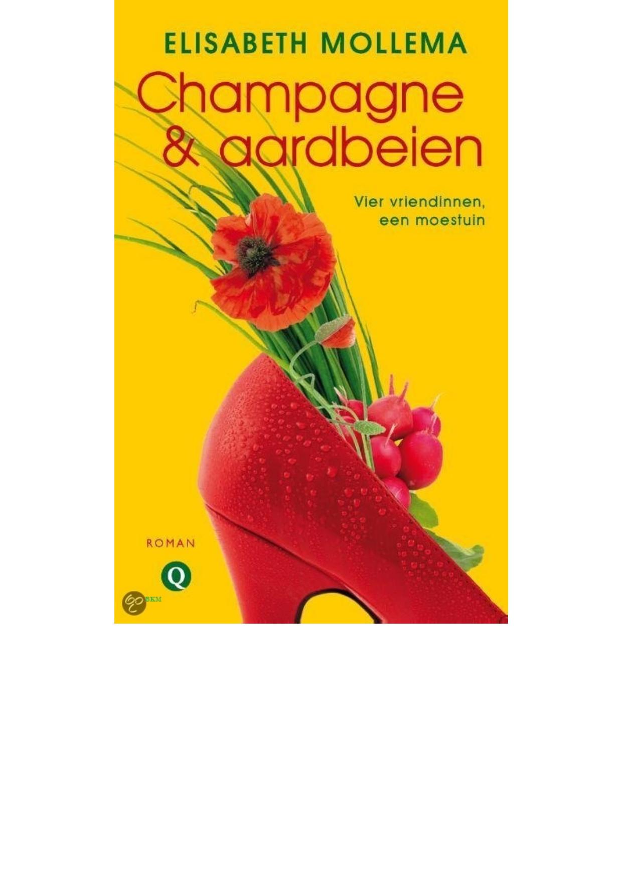 Champagne en aardbeien