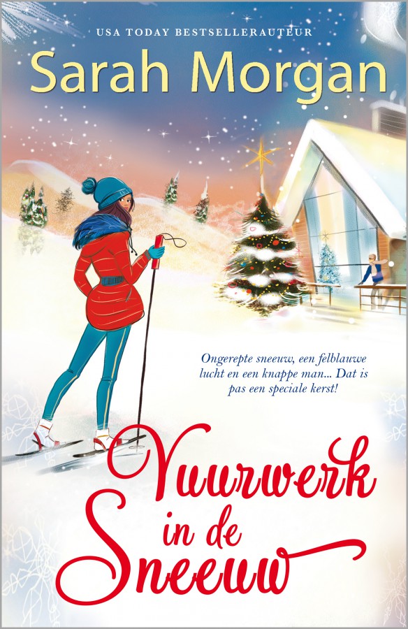 Vuurwerk in de sneeuw