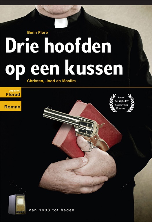 Drie hoofden op een kussen