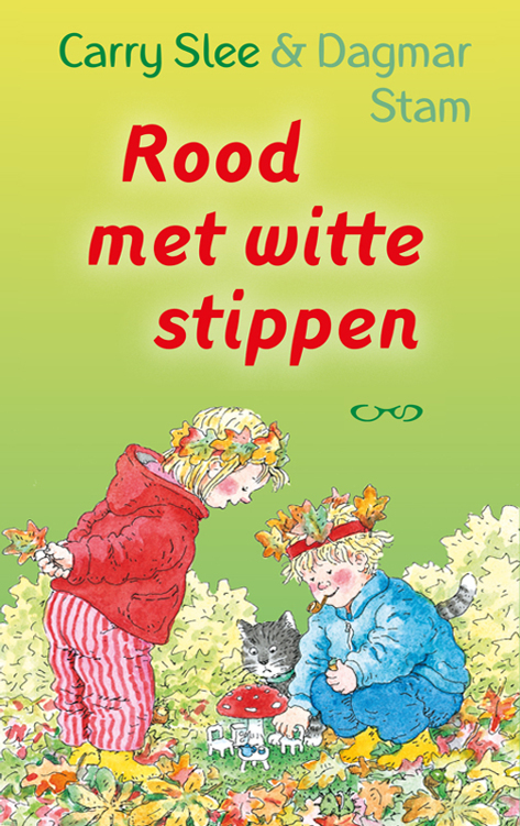 Rood met witte stippen