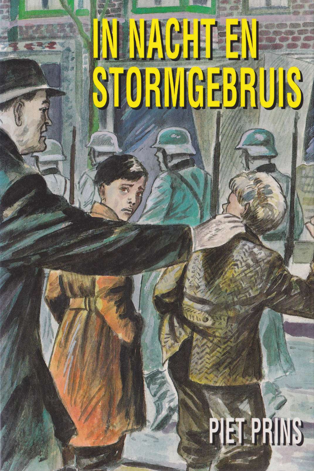 In nacht en stormgebruis