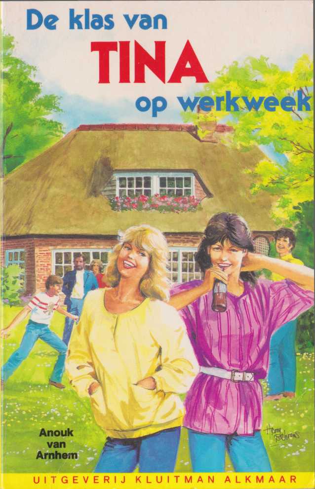 De klas van Tina op werkweek