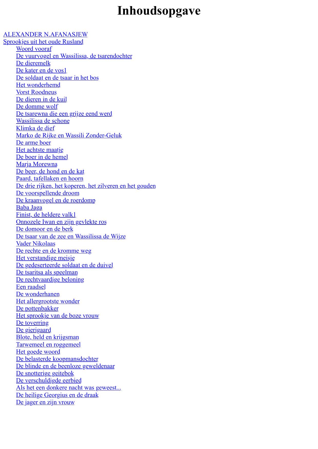 Sprookjes uit het oude Rusland