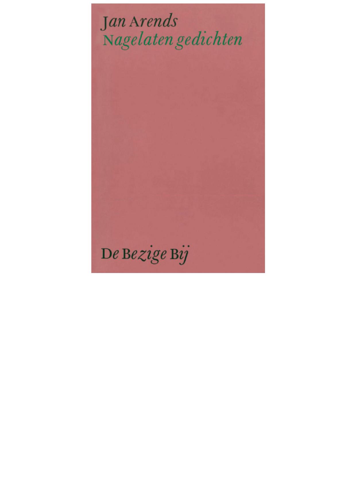 Nagelaten gedichten