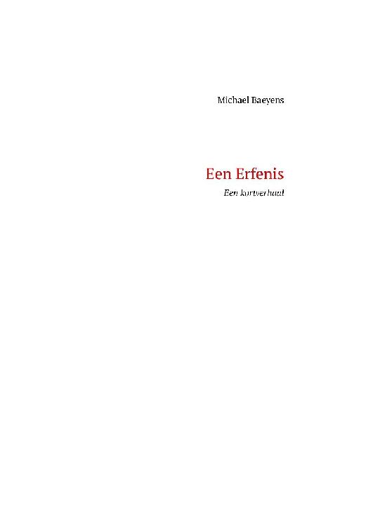 De Erfenis
