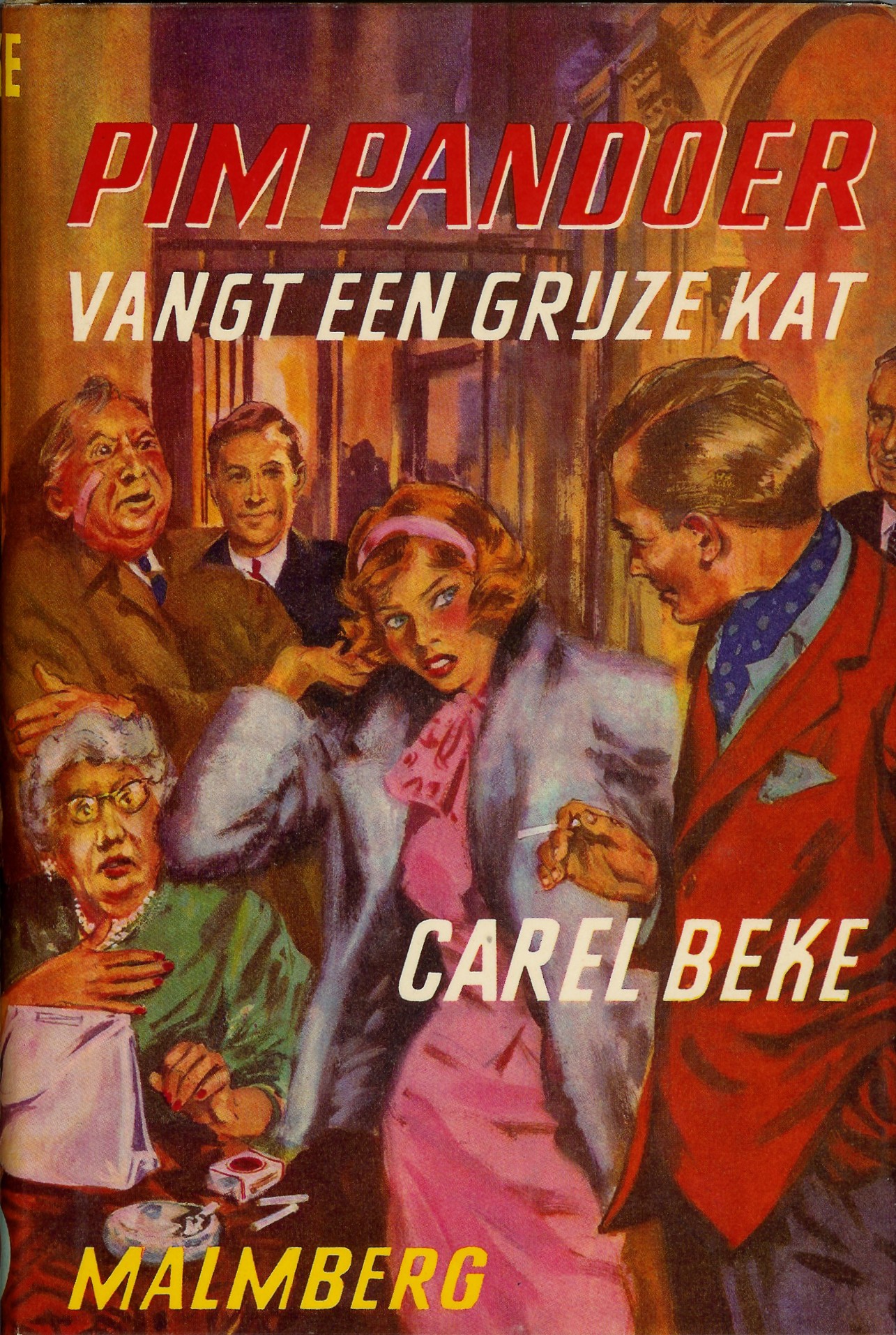 Pin Pandoer vangt een grijze kat