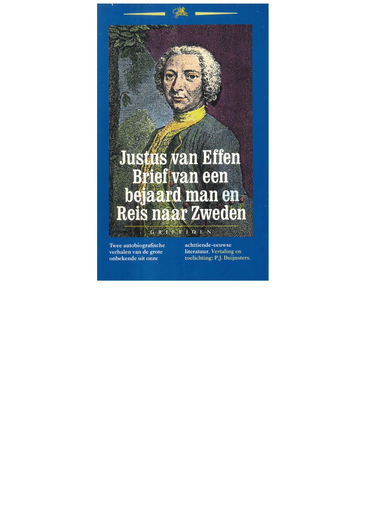 Brief van een bejaard man en Reis naar Zweden