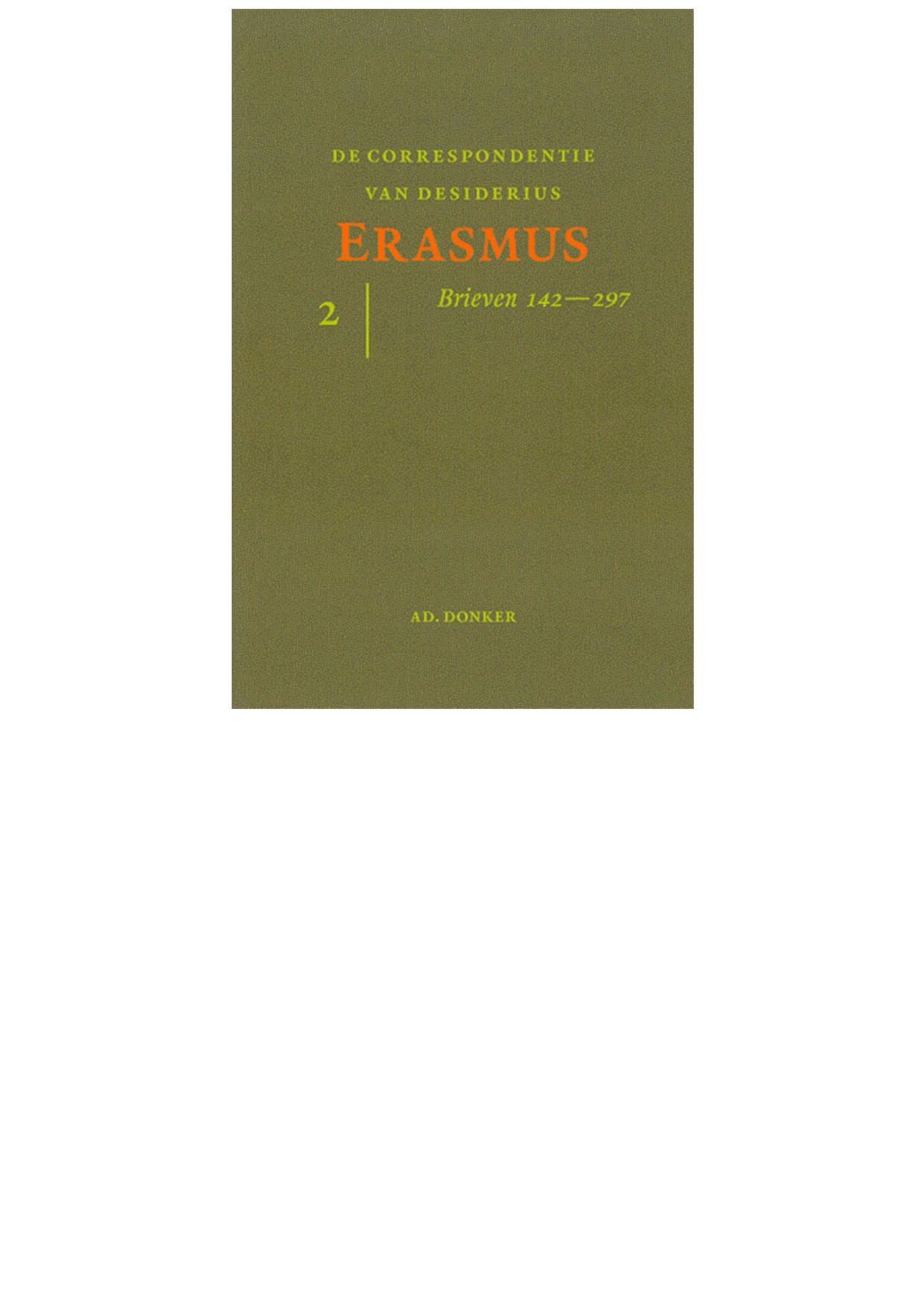 De correspondentie van Desiderius Erasmus deel 14 Brieven 1926 - 2081