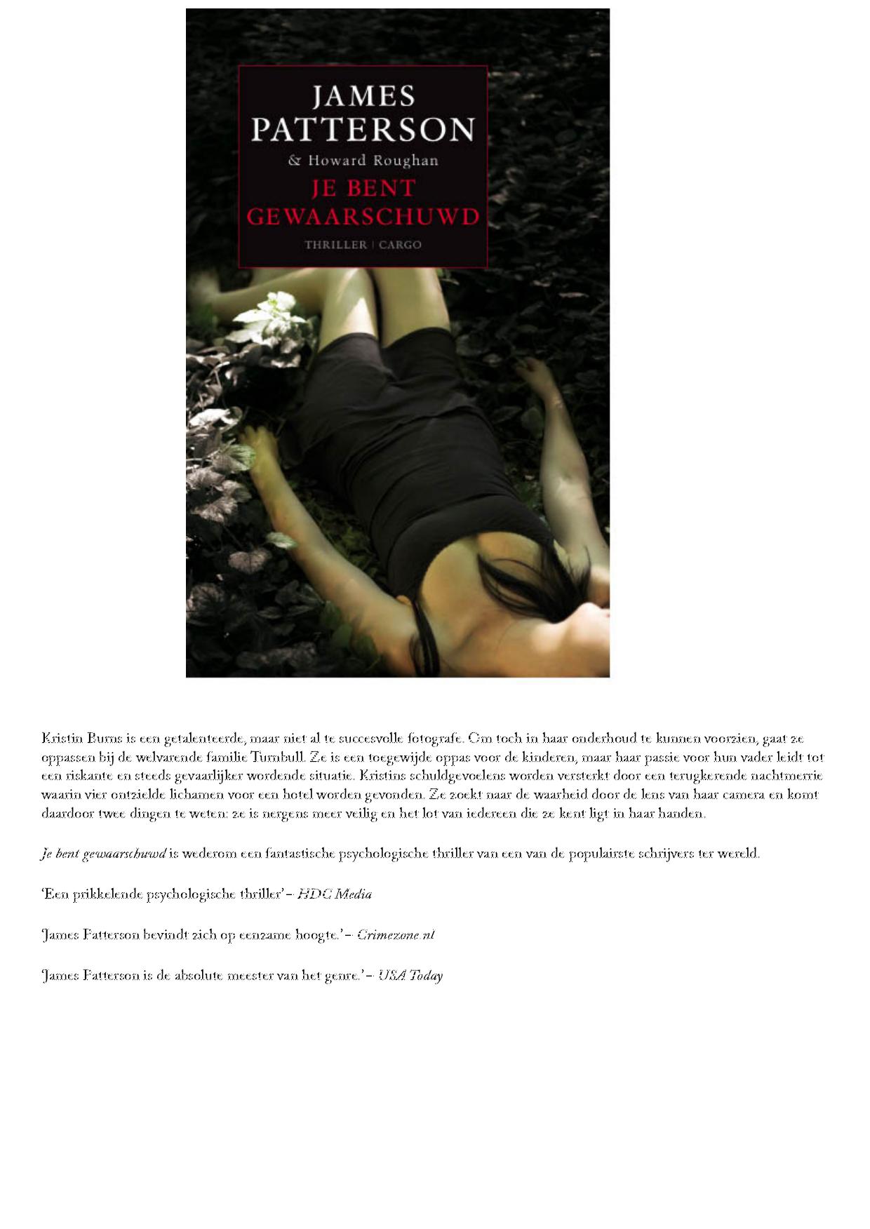 Je bent gewaarschuwd