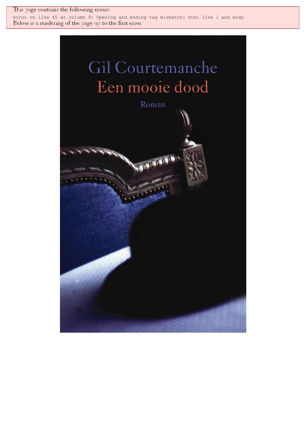 Een mooie dood
