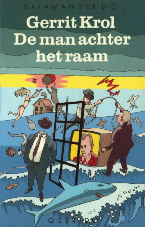 De man achter het raam