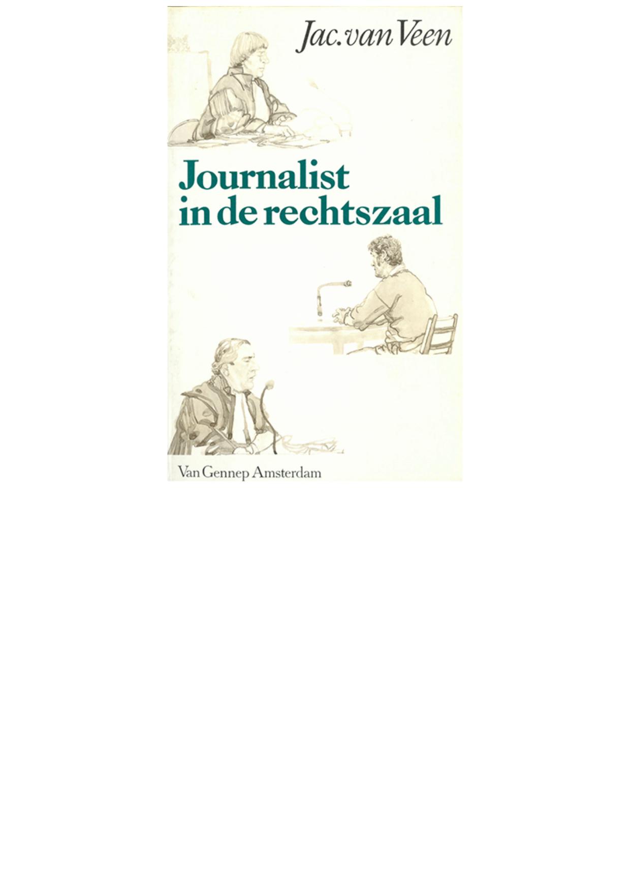 Journalist in de rechtszaal