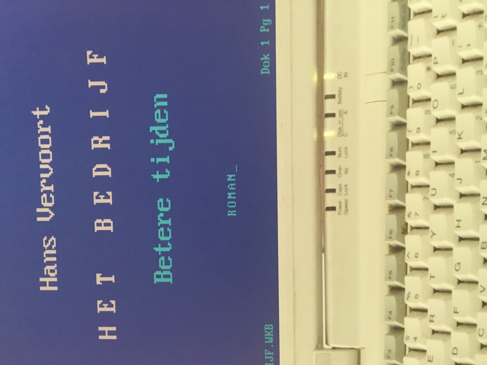 Het bedrijf betere tijden