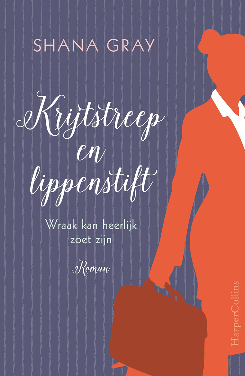 Krijtstreep en lippenstift