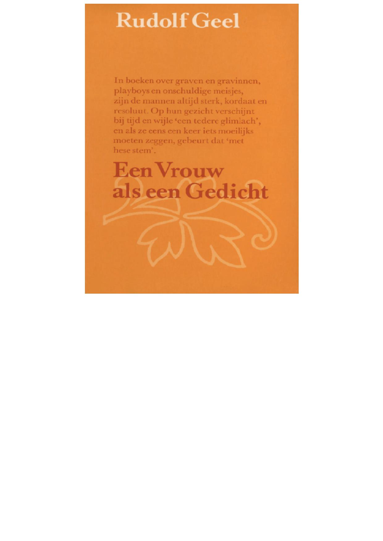 Een vrouw als een gedicht