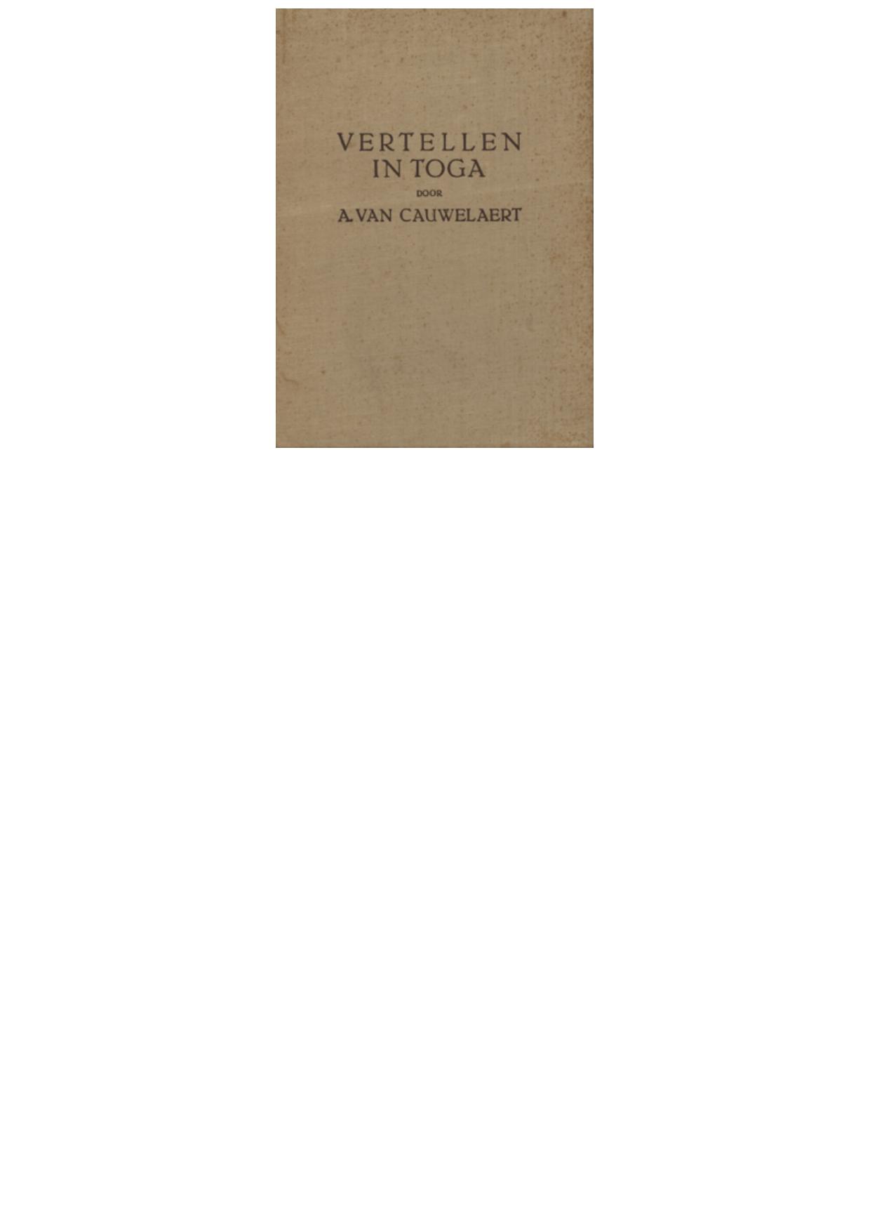 Vertellen in toga