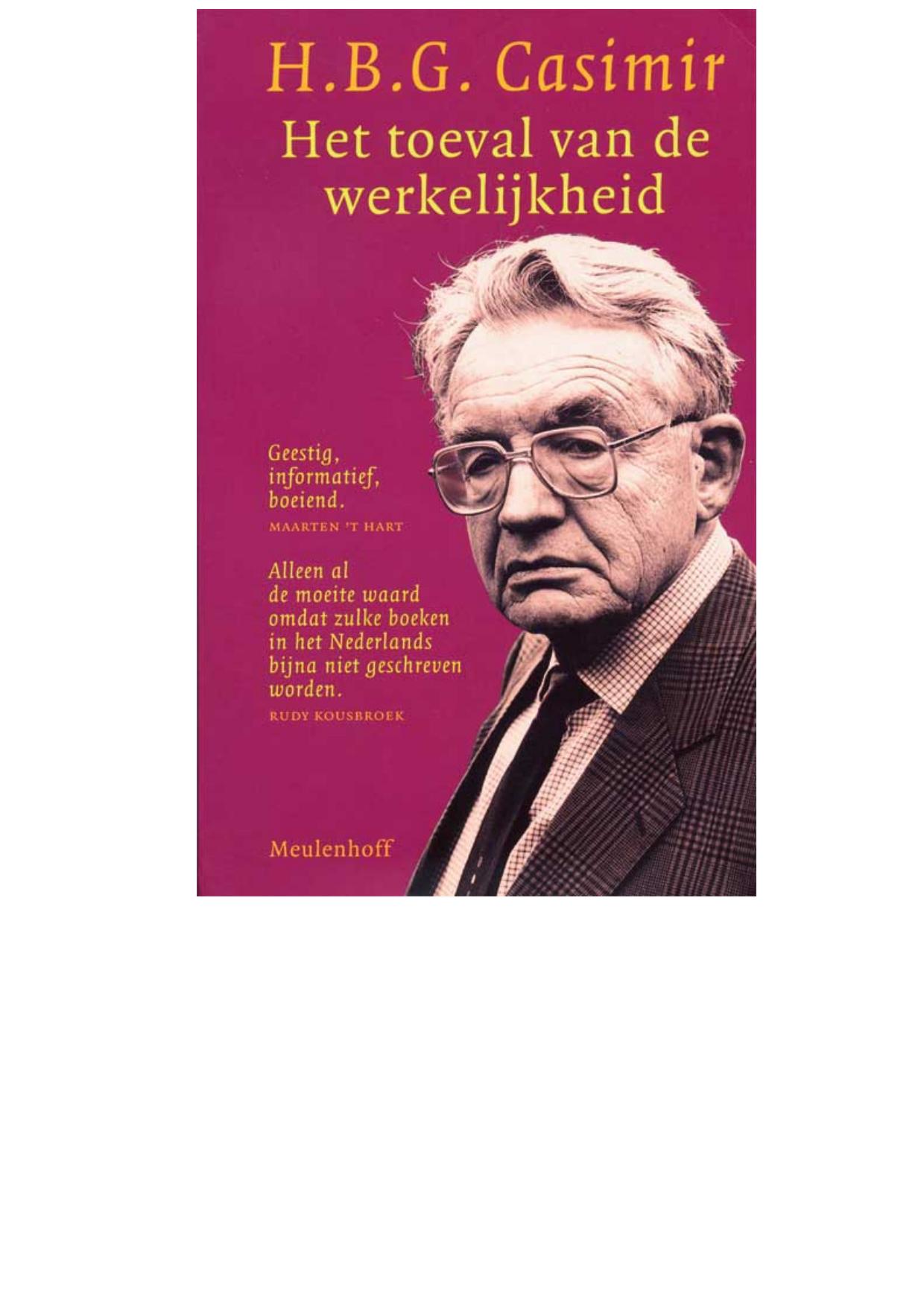 Het toeval van de werkelijkheid