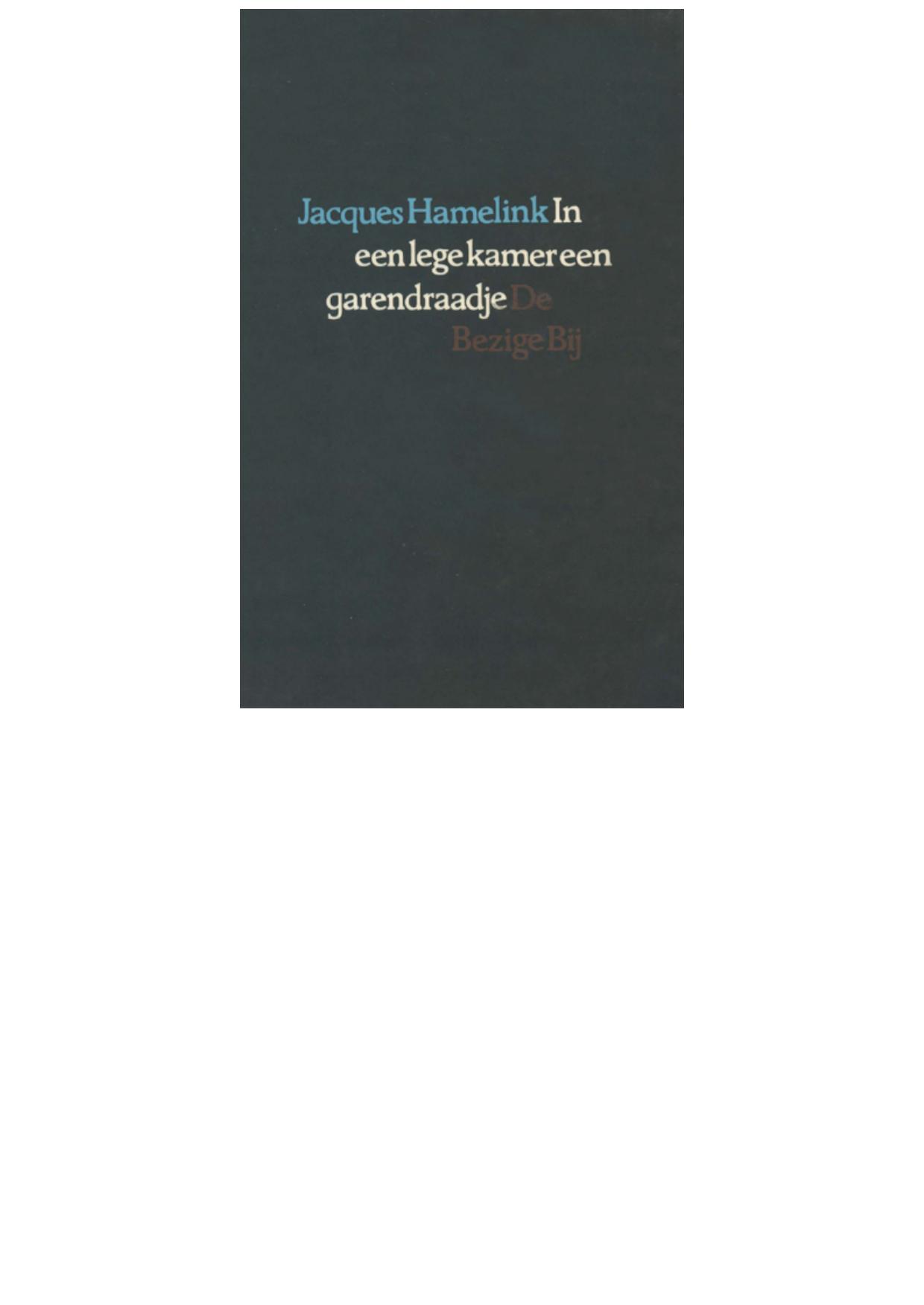 In een lege kamer een garendraadje