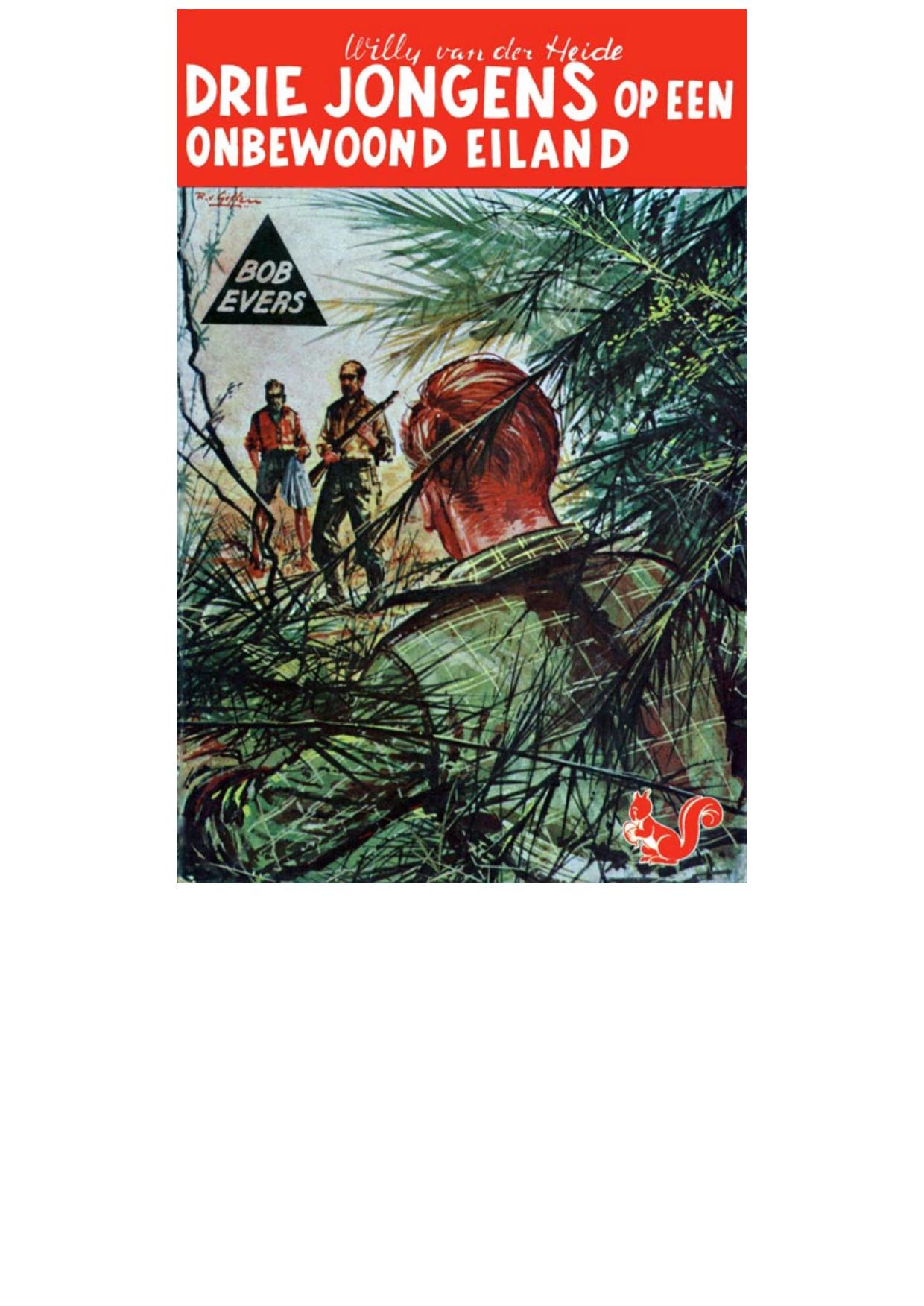 Drie jongens op een onbewoond eiland