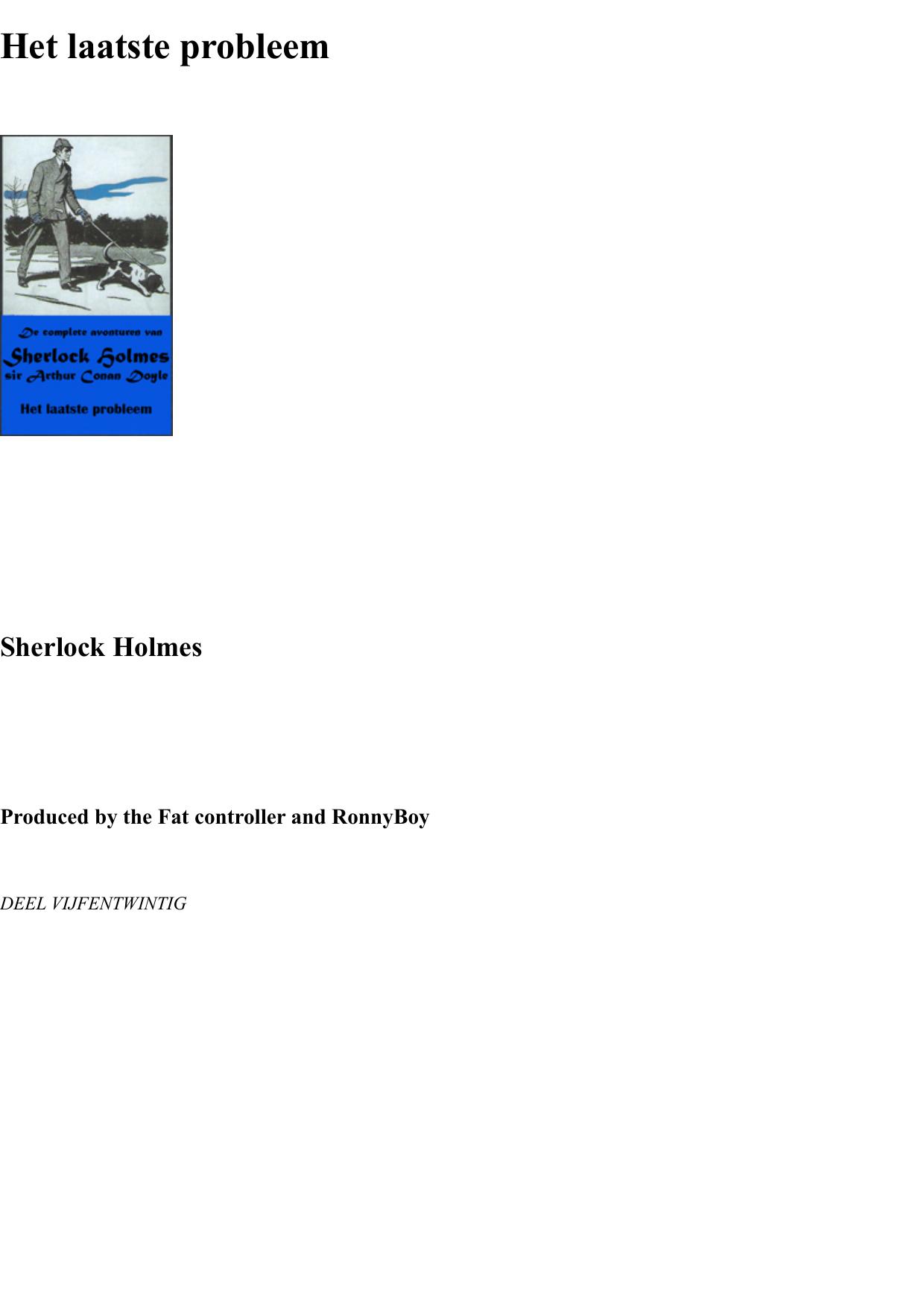 Het laatste probleem