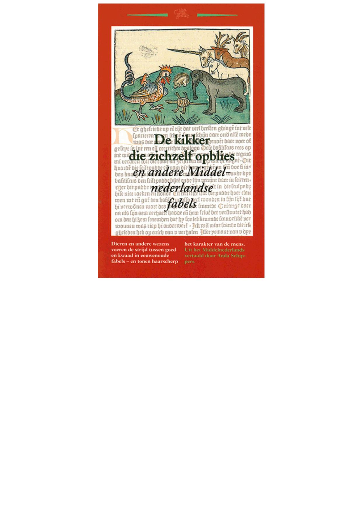 De kikker die zichzelf opblies en andere Middelnederlandse fabels