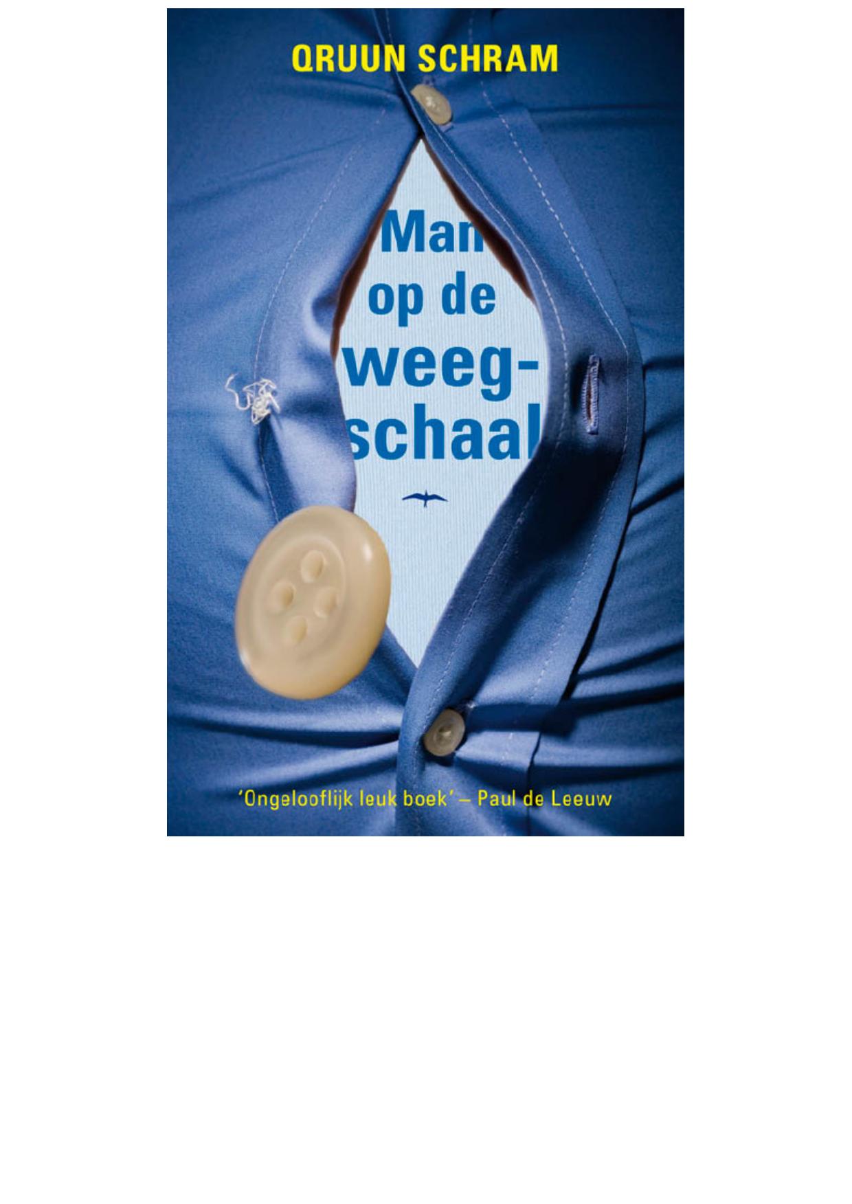 Man op de weegschaal