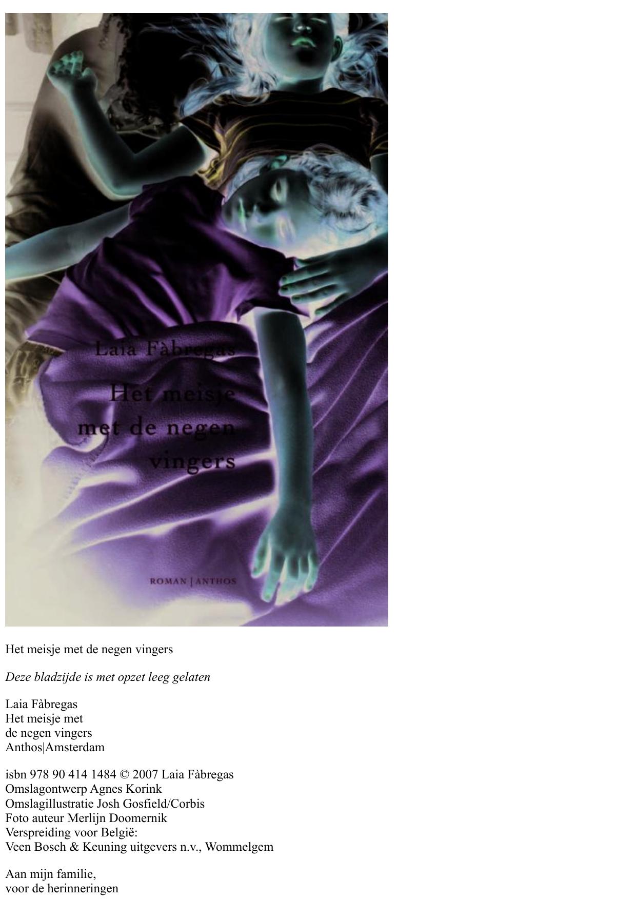 Het meisje met de negen vingers