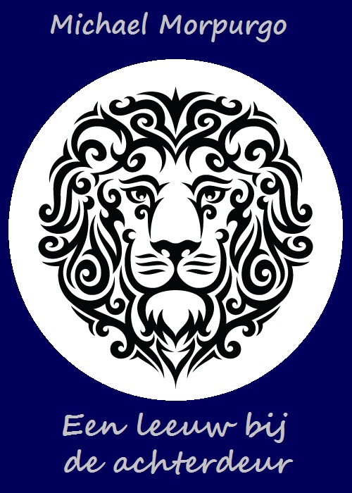 Een leeuw bij de achterdeur