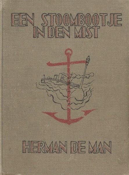 Een stoombootje in den mist