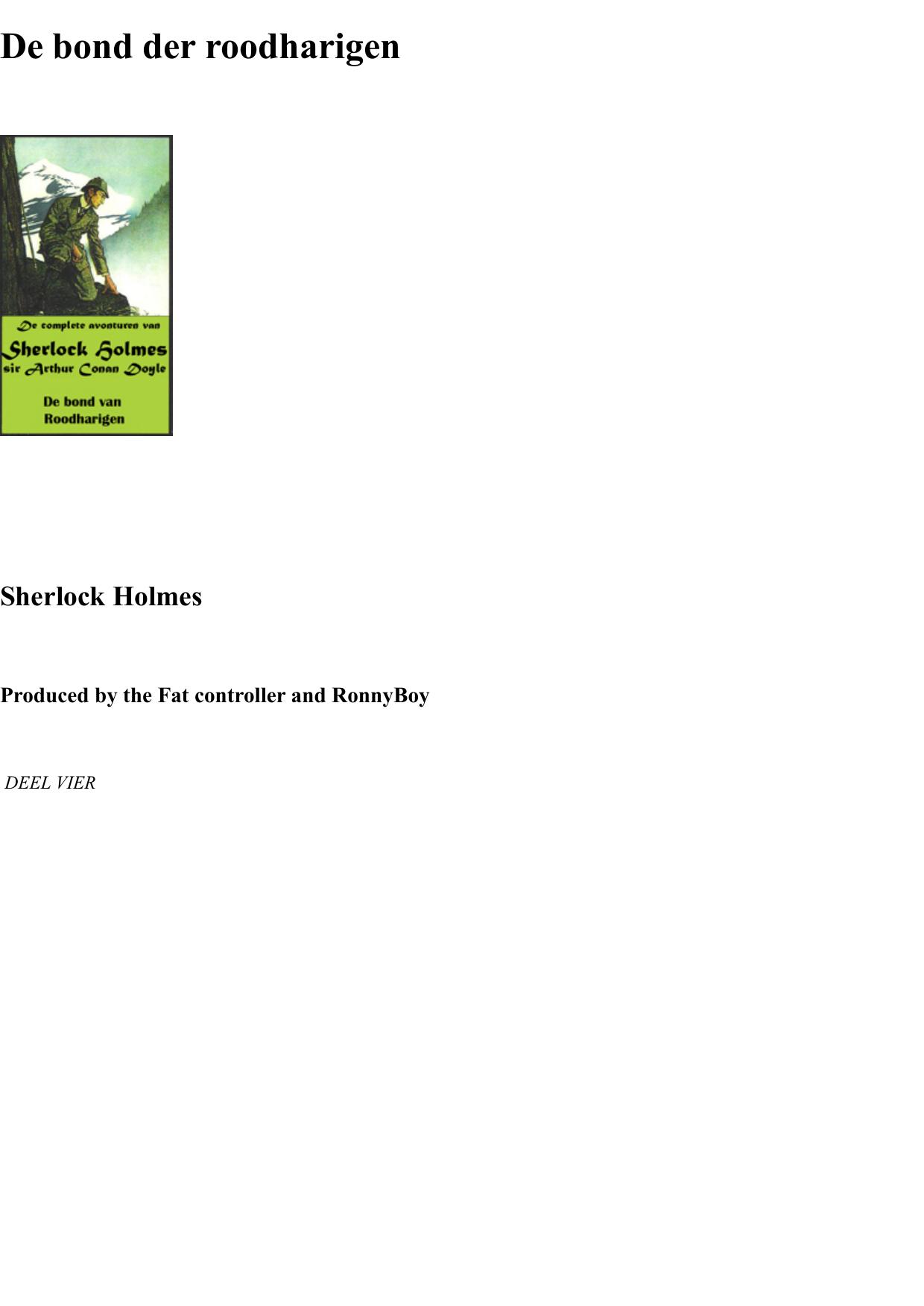 De Bond Van Roodharigen