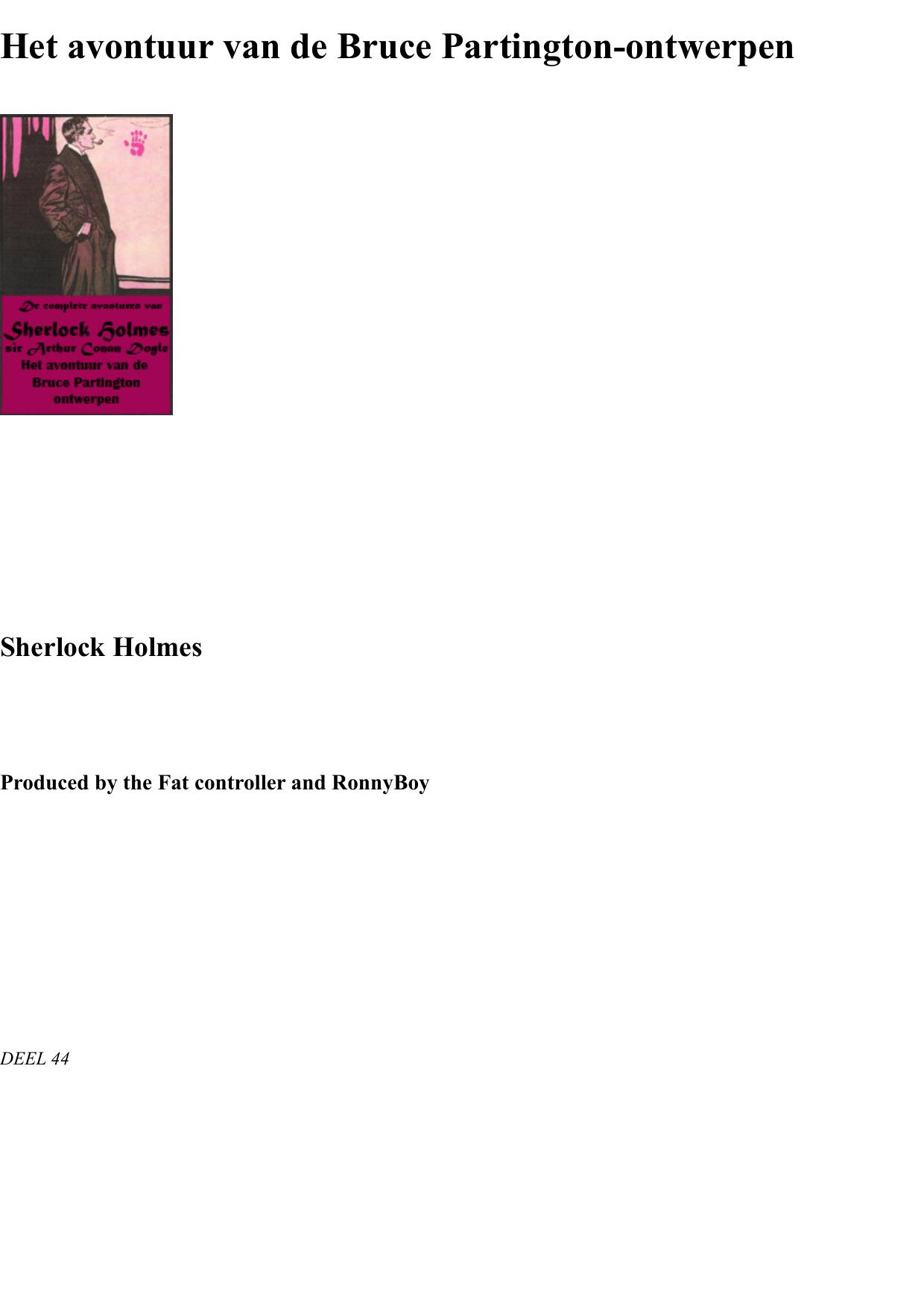 Het Avontuur Van De Bruce Partington