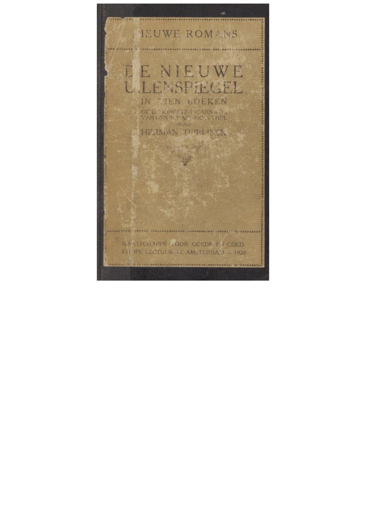 De nieuwe Uilenspiegel