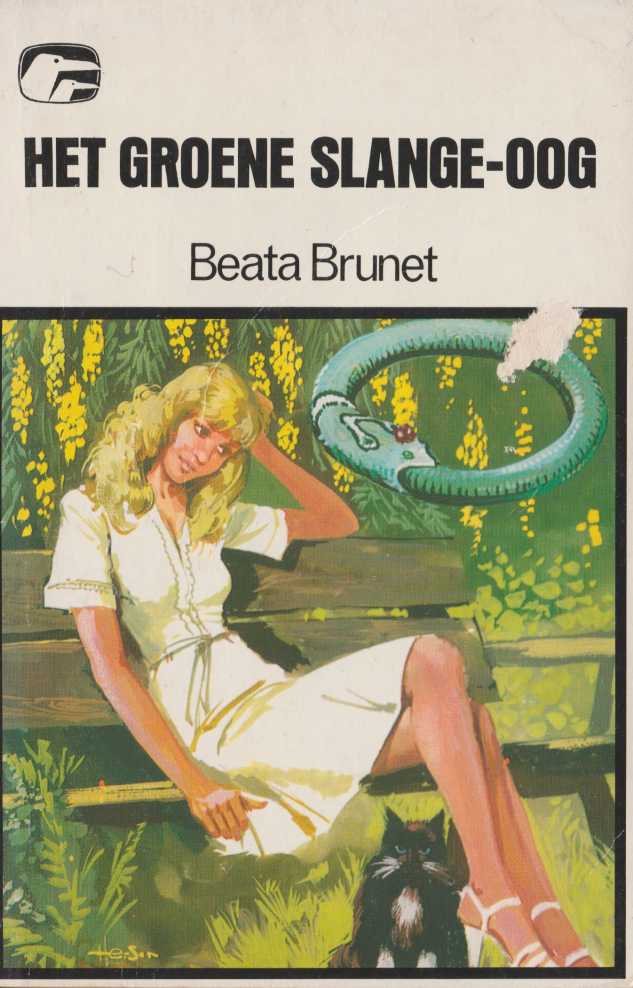 Het groene slange-oog