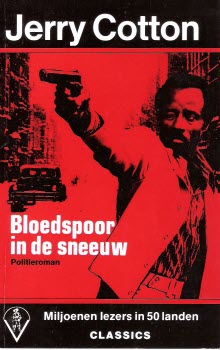 Bloedspoor in de sneeuw