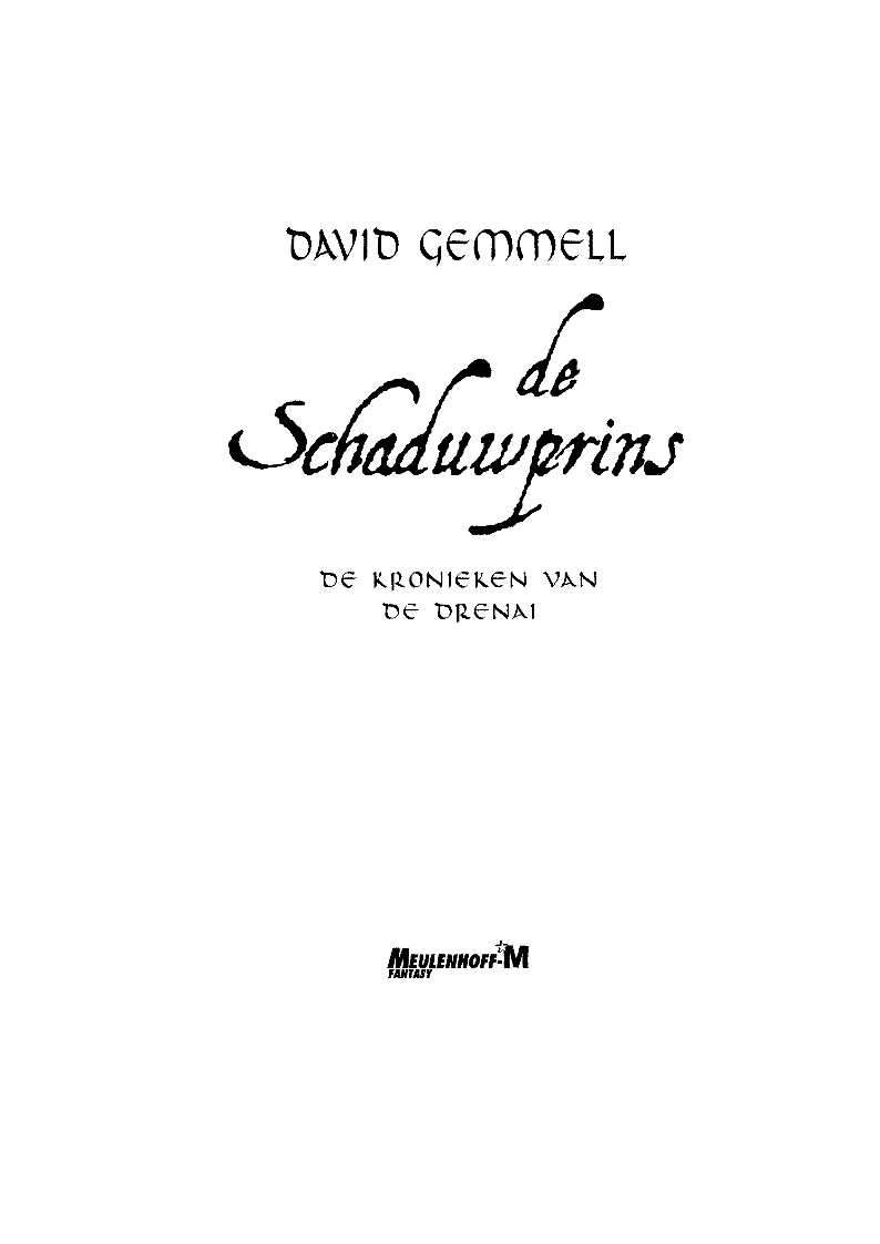 Kronieken van de Drenai - De schaduwprins