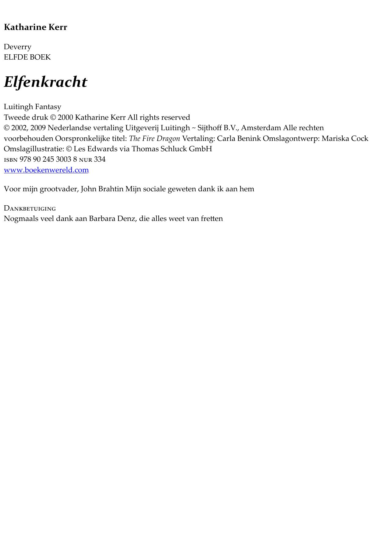 Deverry 11 - Elfenkracht