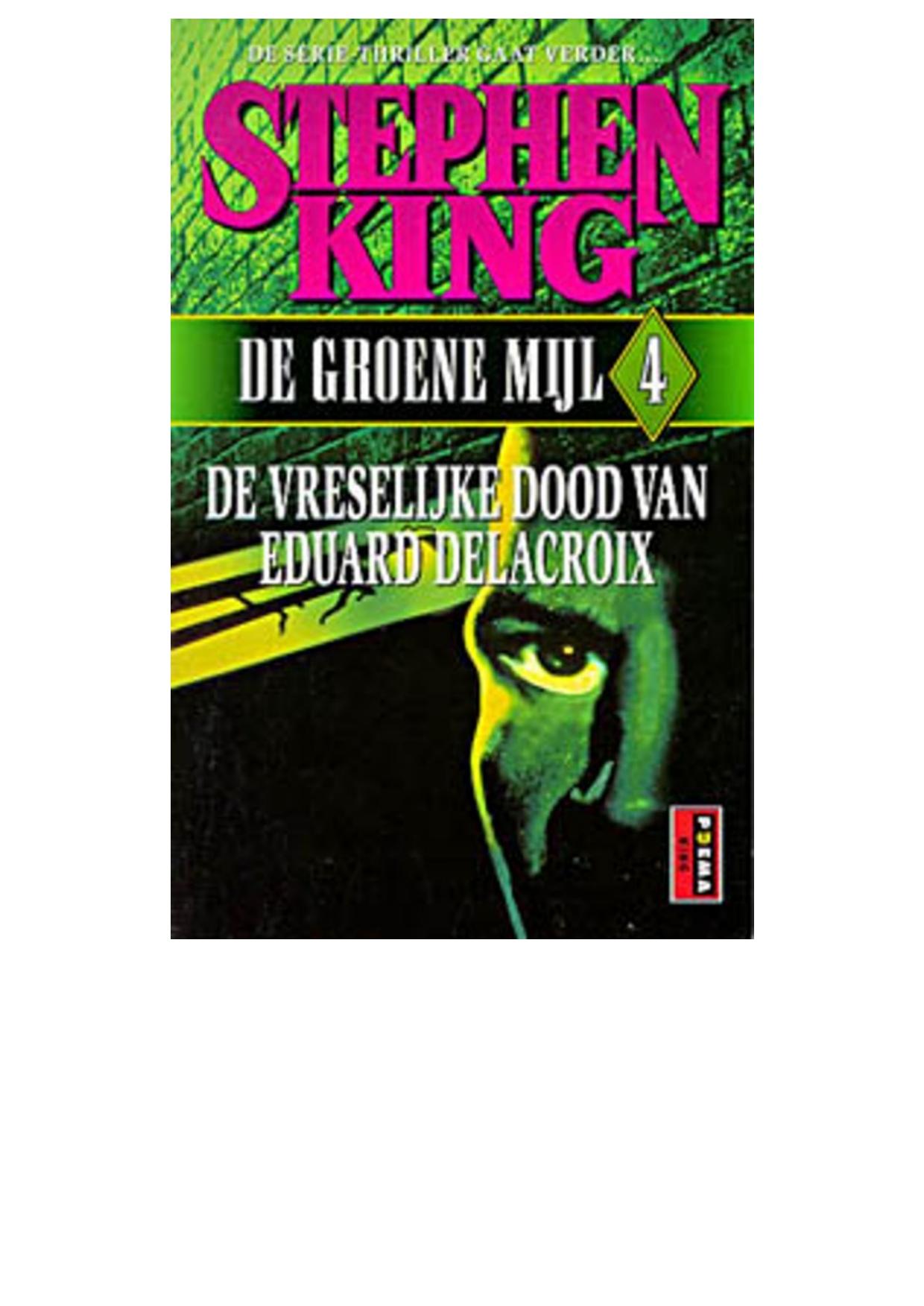 De vreselijke dood van Eduard Delacroix