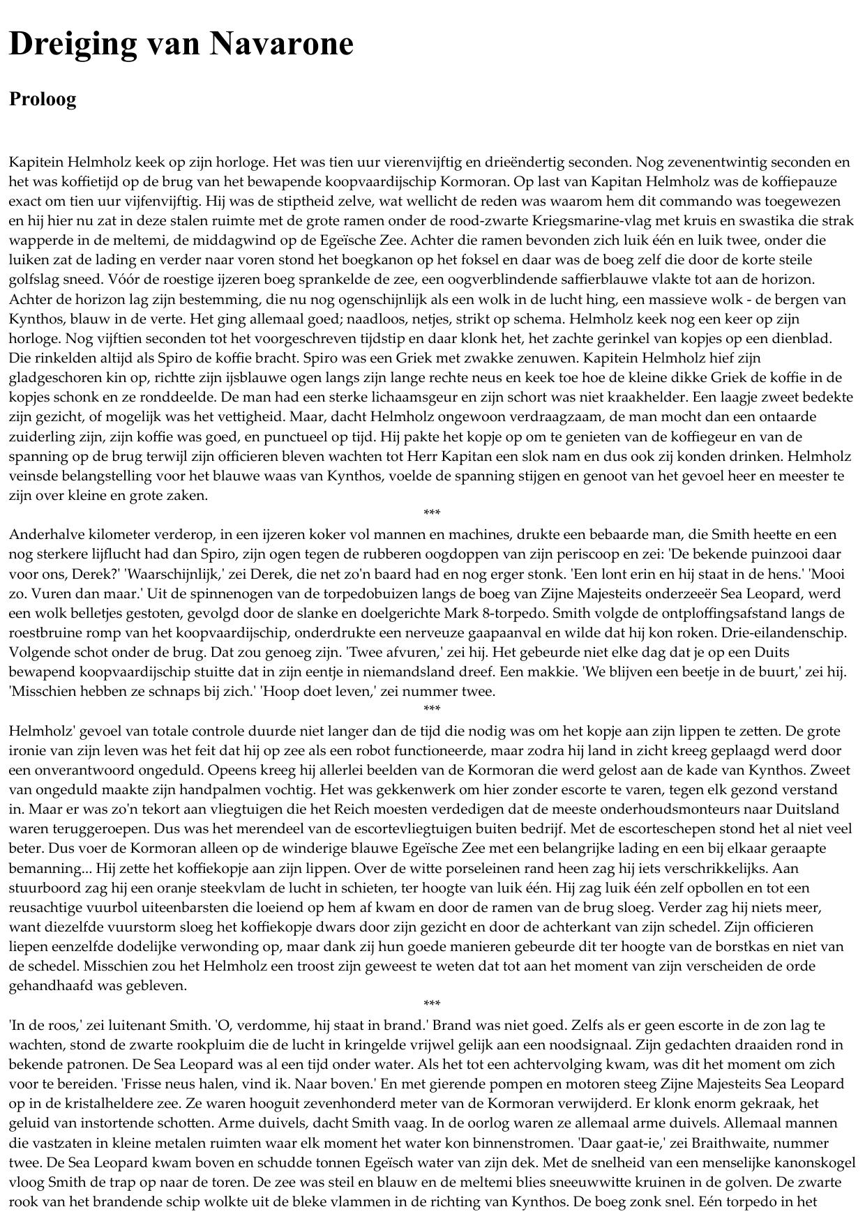 Dreiging van Navarone