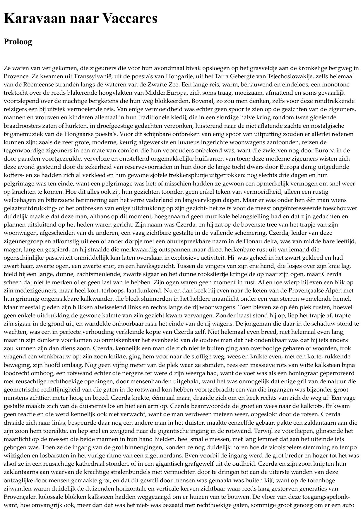 Karavaan naar Vaccares