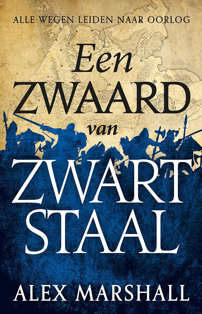 Een zwaard van zwart staal