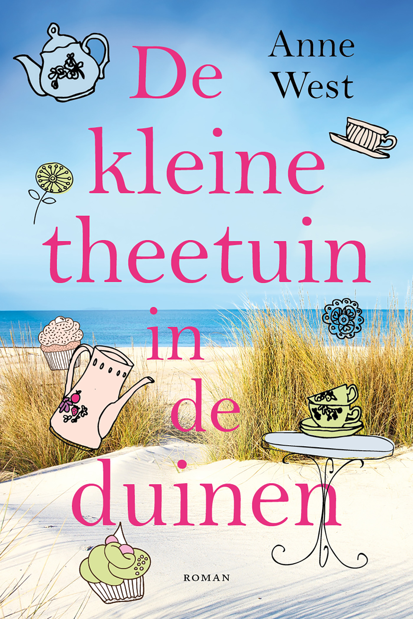 De kleine theetuin in de duinen